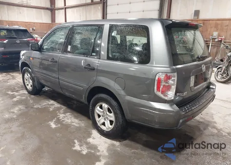 2007 Honda Pilot Lx из США, поврежденный, VIN 2HKYF18107H504159